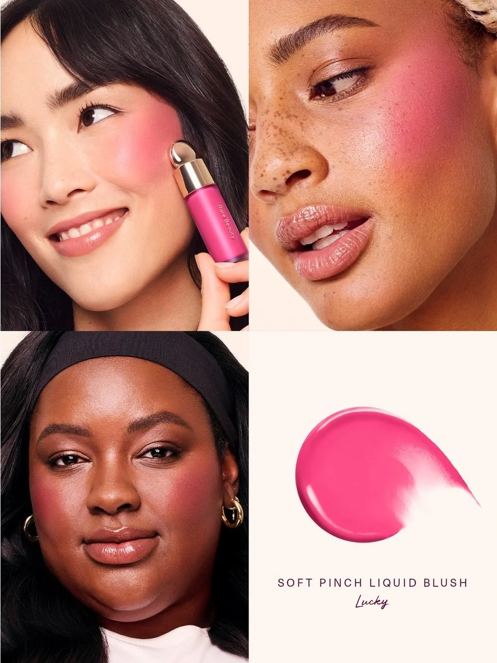 🛍️ Rare Beauty Soft Pinch Liquid Blush in Lucky, Brand New in the Box!